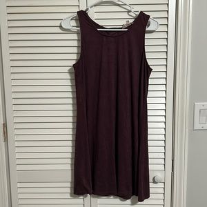 Pink Republic Suede Mini Dress